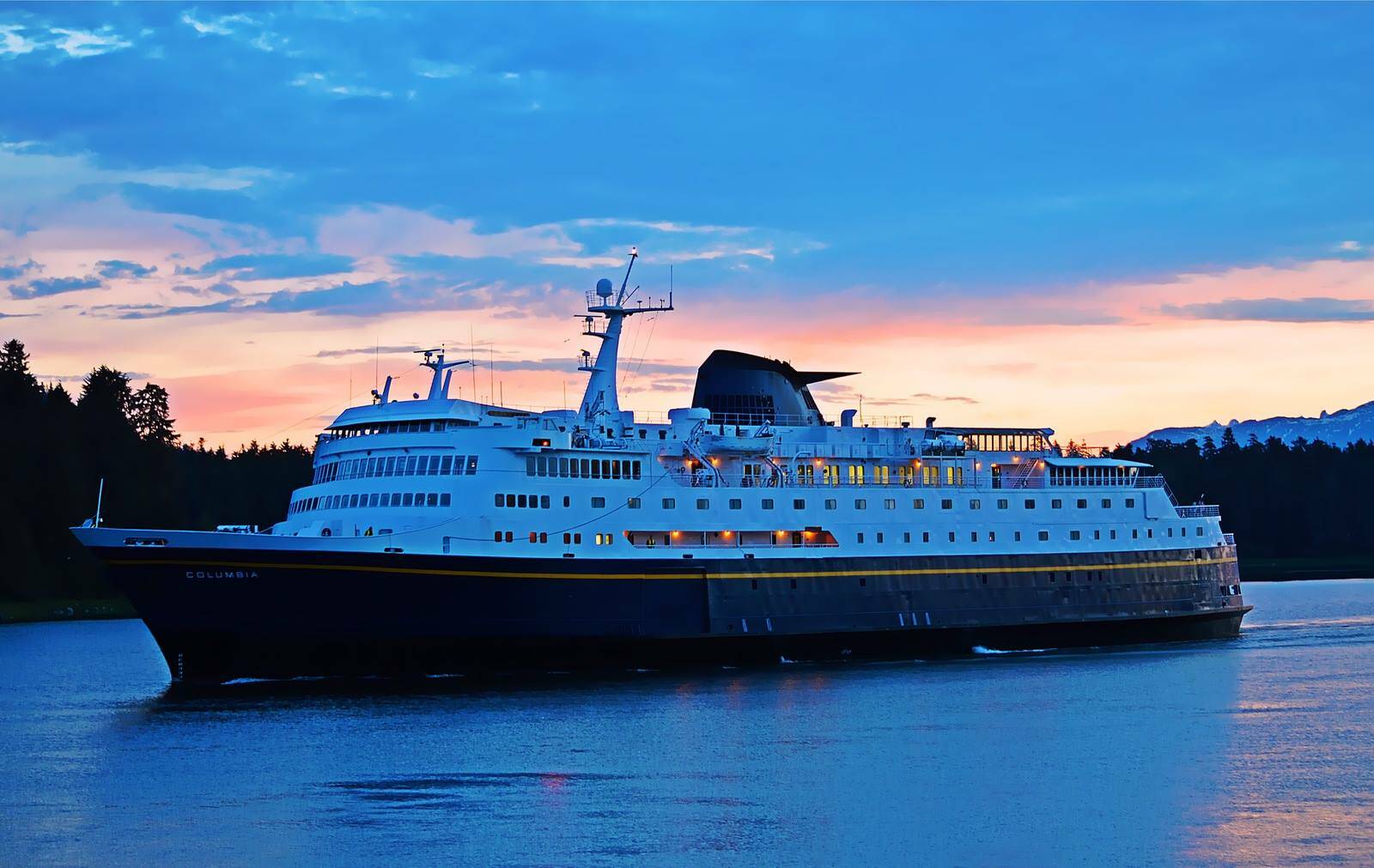 The Columbia ferry, which was grounded in 2019 to save costs, is scheduled to return to Juneau next weekend as it resumes service between Alaska and Bellingham, Washington, due to a more-extensive-than-expected overhaul of the Matanuska. The ferry system is by far the biggest recipient to date of funds from the 2021 federal infrastructure bill in terms of Southeast Alaska impacts. (Carey Case / Alaska Marine Highway)