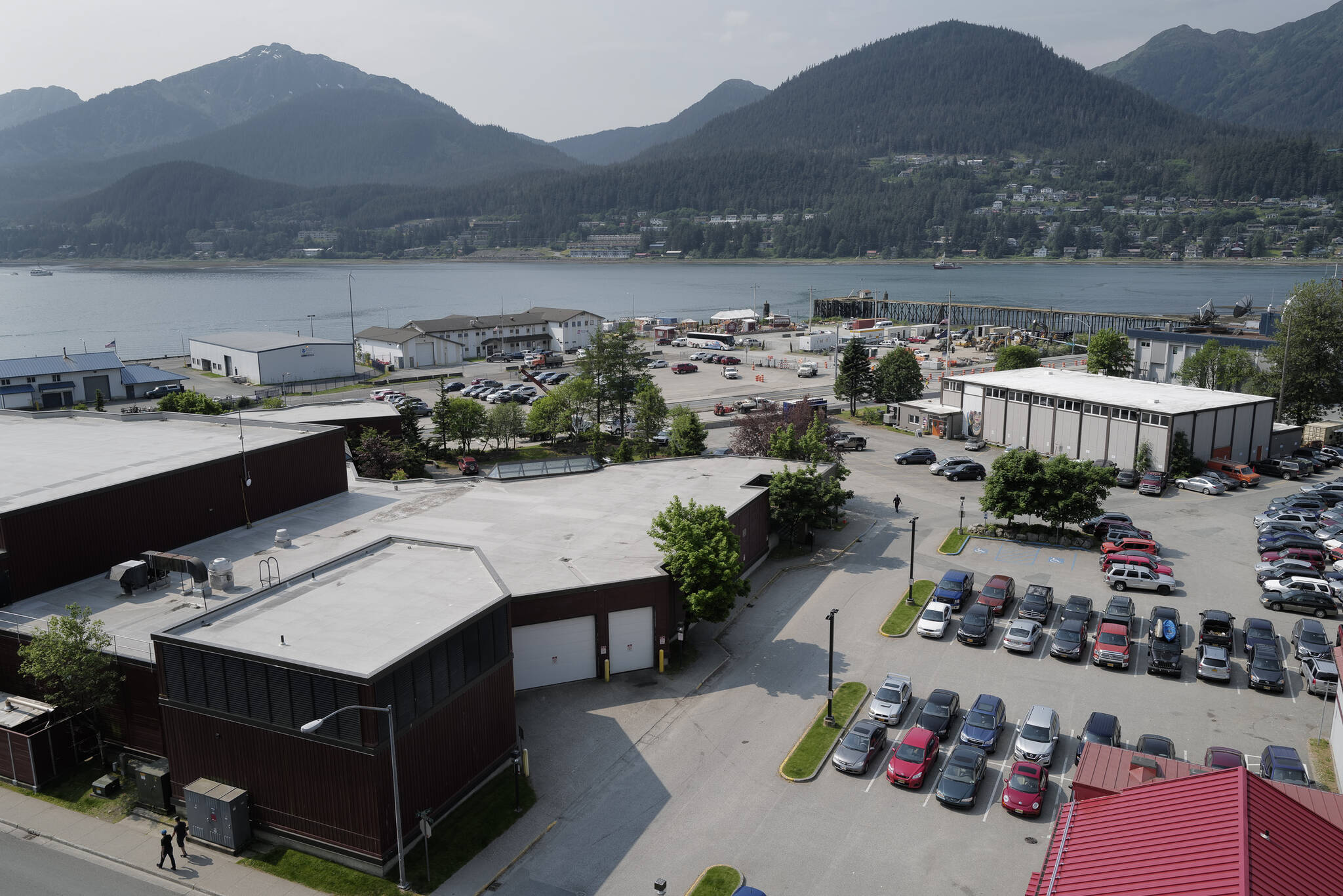 Centennial Hall, left, and the Juneau Arts and Culture Center on Tuesday, July 2, 2019. (Michael Penn / Juneau Empire File)