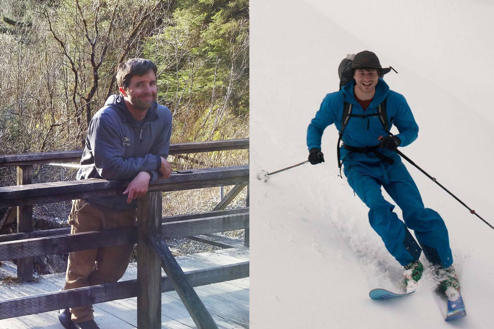 Courtesy Photos / Ruth Johnson, Serge Leclerc
This week marks five years since climber’s Ryan Johnson, left, and Marc-Andre Leclerc, right, were reported missing after summiting the north face of the Mendenhall Towers in Juneau.