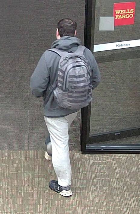 The FBI Anchorage Field Office is seeking information about this man in relation to a Wednesday bank robbery in Anchorage, the agency announced Thursday afternoon. Anyone with information regarding the bank robbery can contact the FBI Anchorage Field Office at 907-276-4441 or tips.fbi.gov. Tips can be submitted anonymously. (FBI)