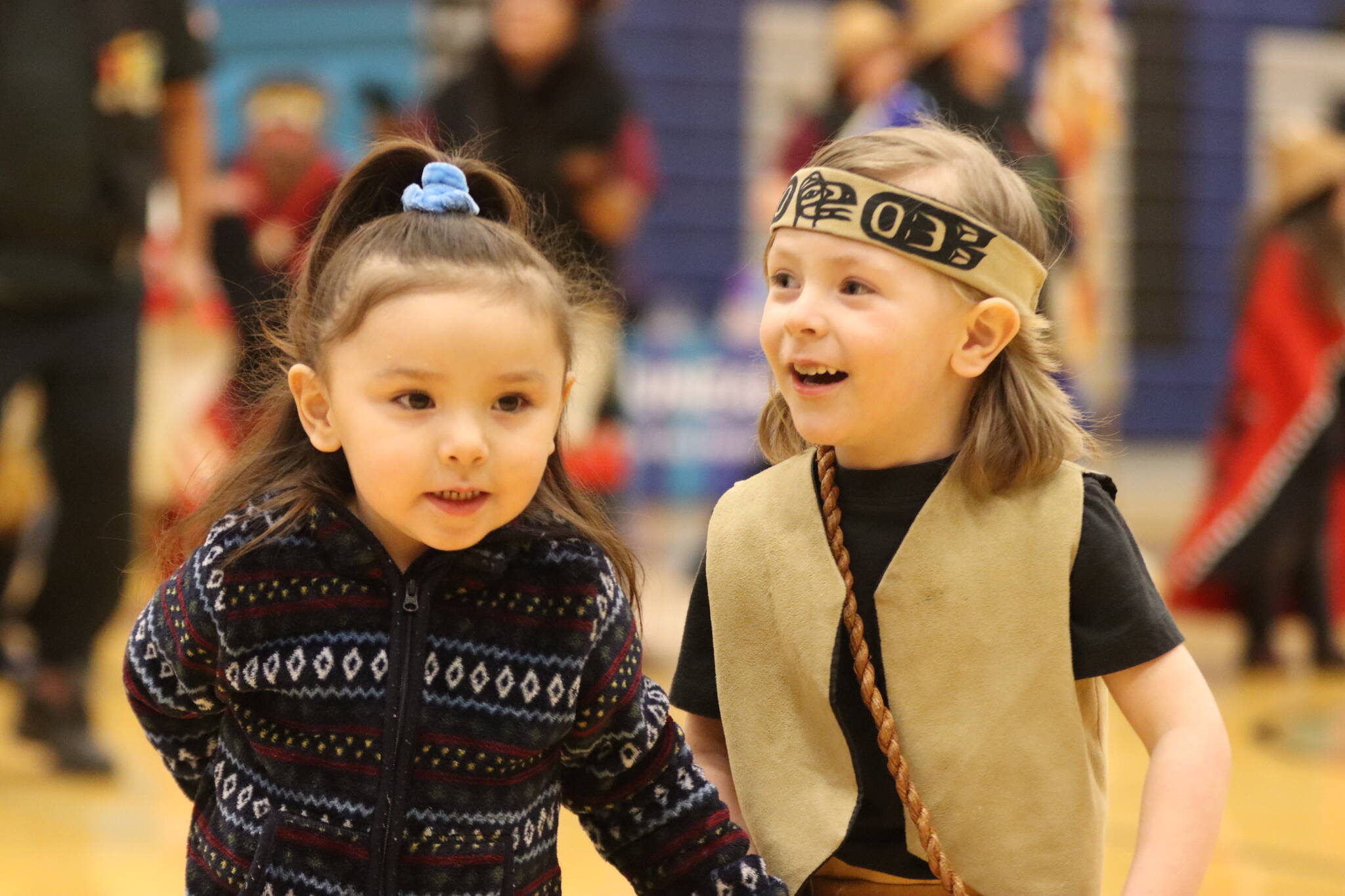 All ages are welcome at Alaska’s Traditional Games, this year taking place at Thunder Mountain High School on Saturday and Sunday. (Jonson Kuhn / Juneau Empire)