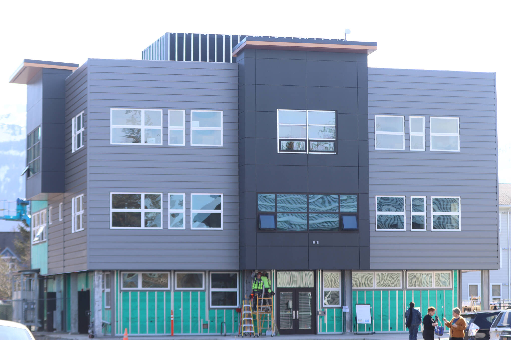 Teal Street Center located at 1187 Teal Street in the Mendenhall Valley is currently open to the public to provide services to Juneau residents despite minor construction still in progress. (Jonson Kuhn / Juneau Empire)