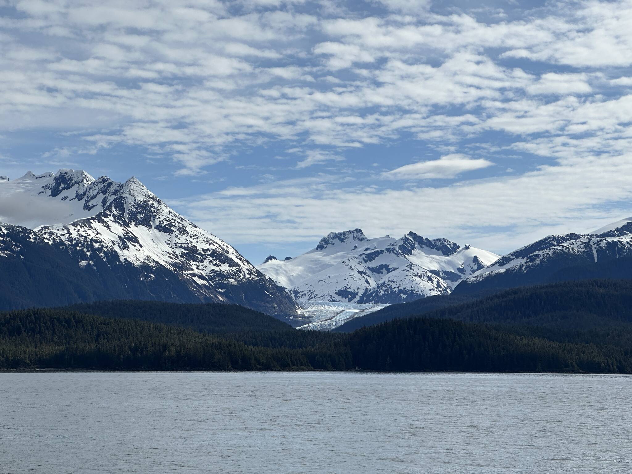 This photo shows Herbert Glacier as seen during a Berners Bay cruise. (Courtesy Photo / Deana Barajas)
This photo shows Herbert Glacier as seen during a Berners Bay cruise. (Courtesy Photo / Deana Barajas)