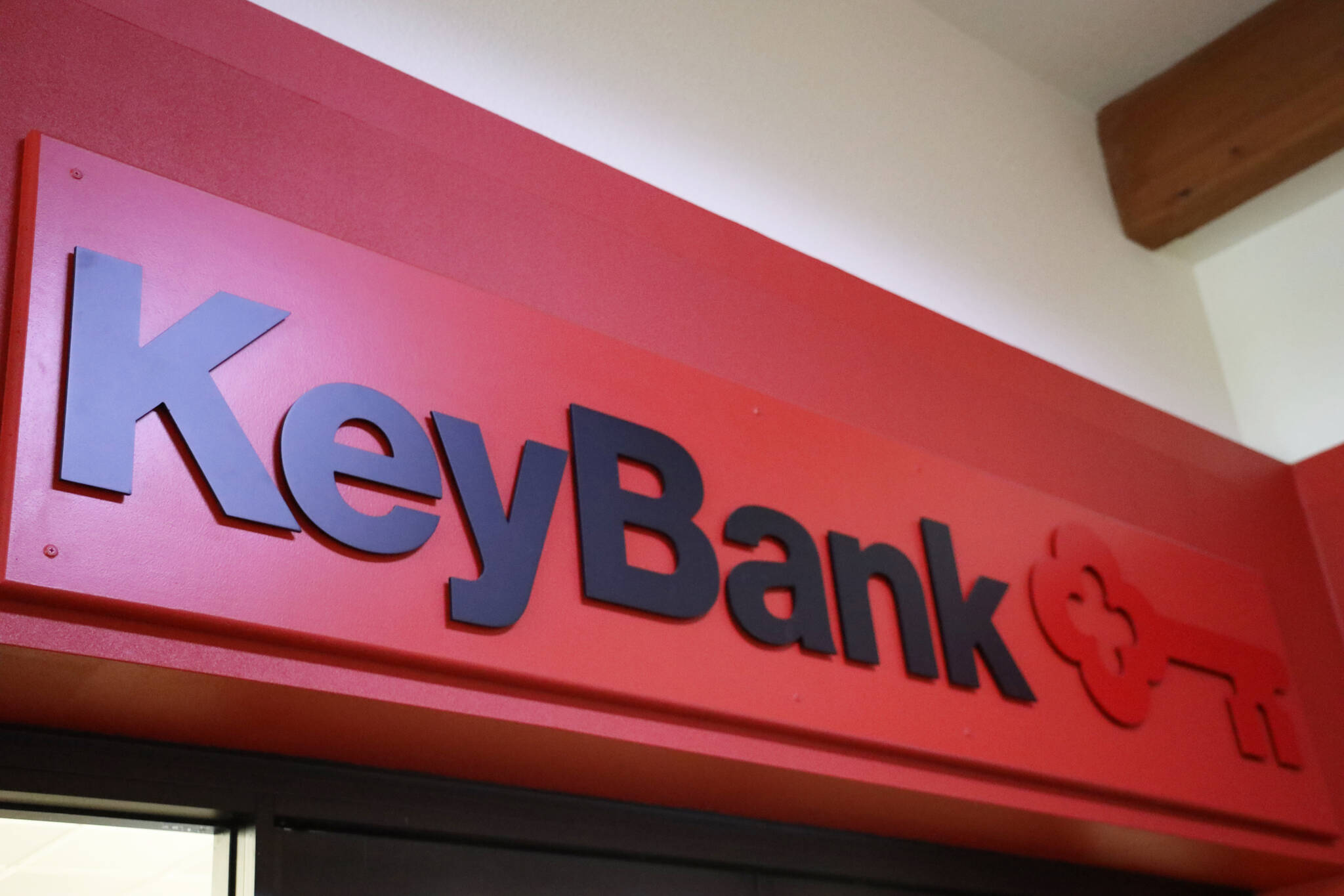 Key Bank was one of the banks victimized by a Juneau man who pleaded guilty Thursday to federal theft charges after stealing nearly $580,000 from multiple banks and credit unions between 2019 and 2022. (Clarise Larson / Juneau Empire File)