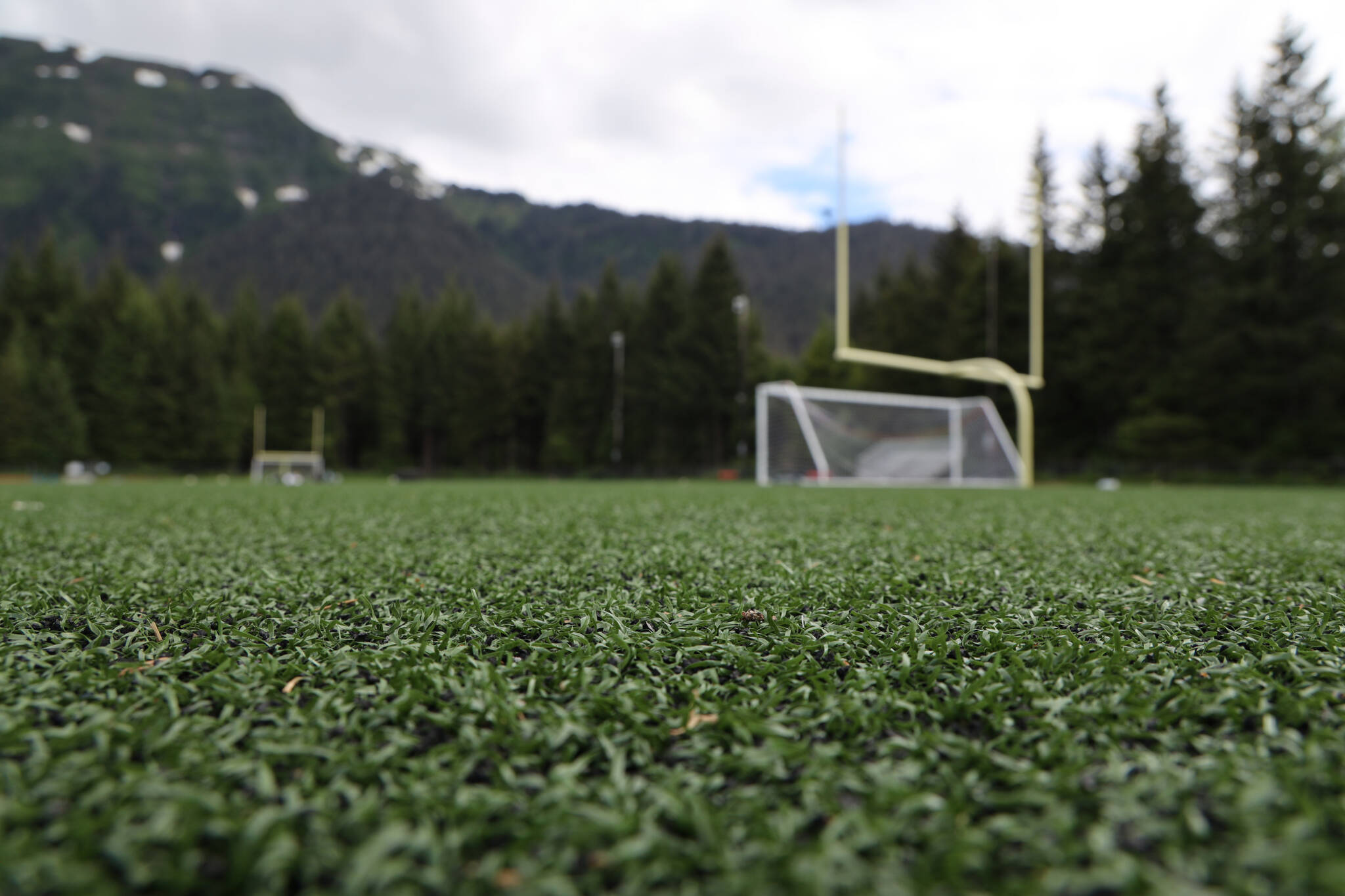 Adair-Kennedy Memorial Park is set to get new artificial turf despite its link to PFAS (Per- and polyfluoroalkyl substances), according to city officials. The project will be designed over the winter, with construction likely beginning in the summer of 2024. (Clarise Larson / Juneau Empire)