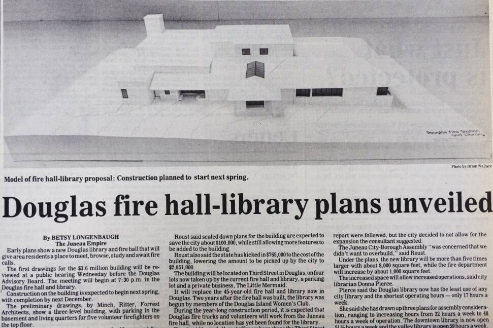 This a photo of the Juneau Empire newspaper for Monday, July 22, 1985. (Brian Wallace / Juneau Empire Archives)