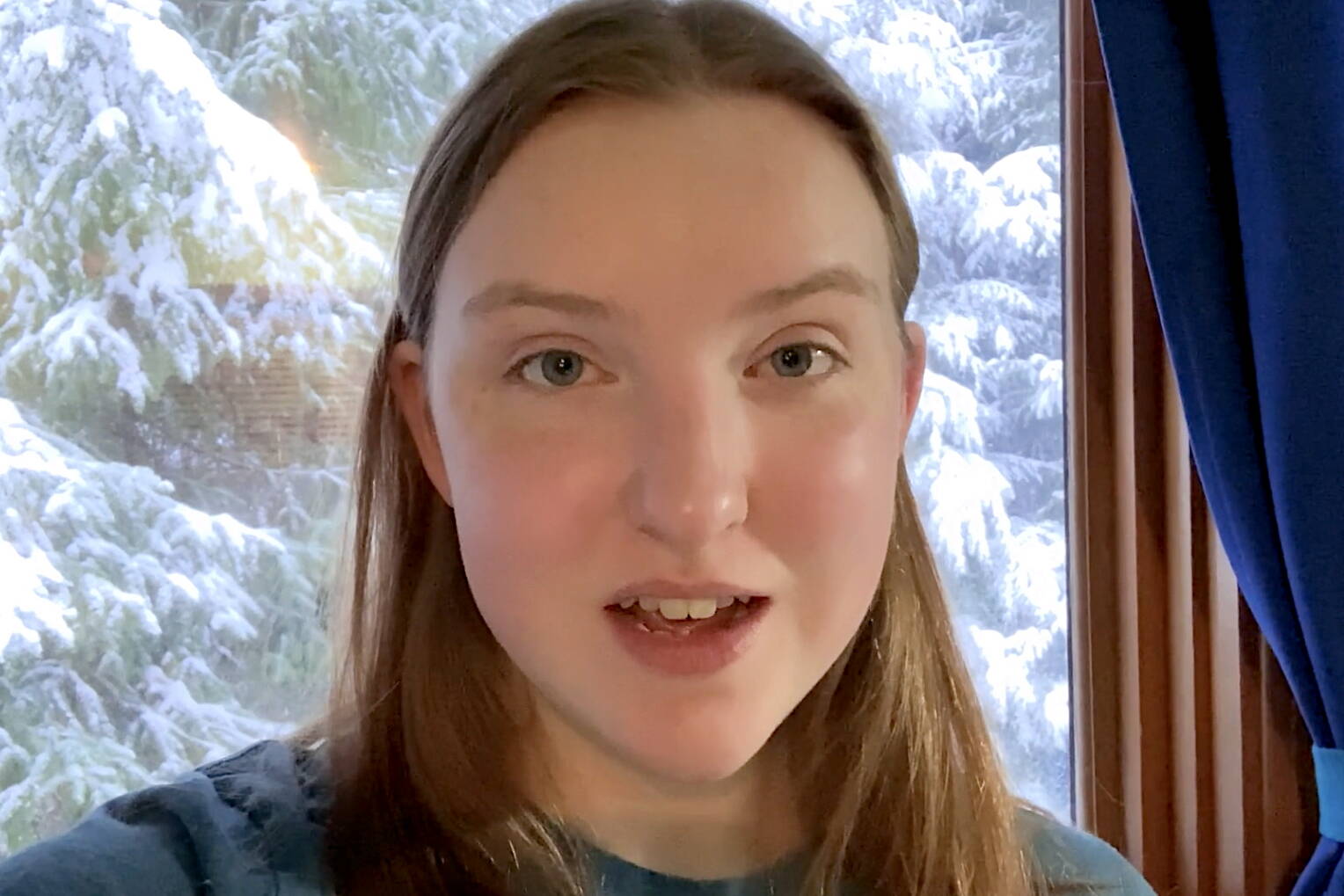 Sophia Owen, a senior at Thunder Mountain High School, discusses her educational goals and involvement in after-school programs as a member of this year’s Million Girls Moonshot Flight Crew. (Screenshot from Million Girls Moonshot video)