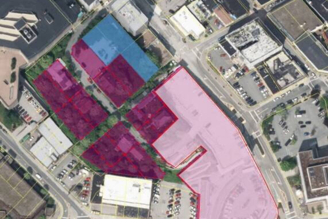 This is a map of the Telephone Hill area. (Courtesy / City and Borough of Juneau)
