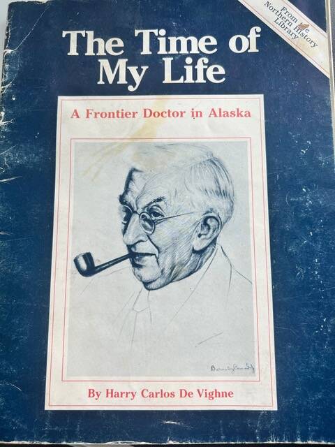 A book cover featuring Dr. Harry Carlos DeVighne. (Courtesy of Ken and Mic Ward)