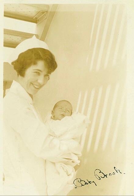 Mary Joyce as a nurse at Los Angeles Hospital, circa 1929-1930. (Courtesy of Ken and Mic Ward)