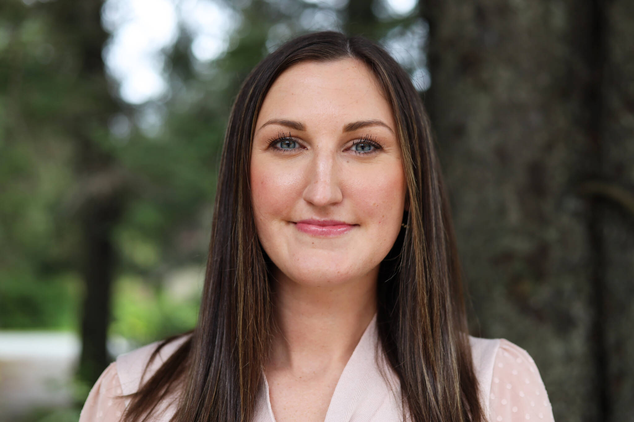 Paige Sipniewski, pictured, is running as a Juneau Board of Education candidate in the 2023 City and Borough of Juneau municipal election. (Clarise Larson / Juneau Empire)