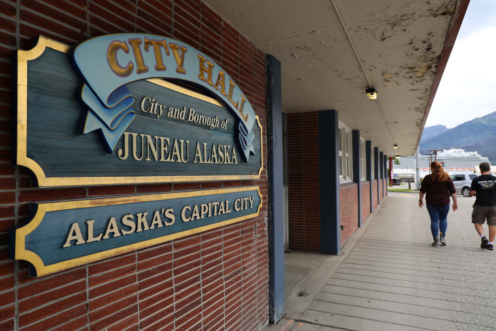 Voters in the City and Borough of Juneau municipal election will decide this fall whether to approve $27 million in bond debt to fund the majority of the construction cost for a new City Hall. A similar $35 million measure was rejected last year. (Clarise Larson / Juneau Empire File)