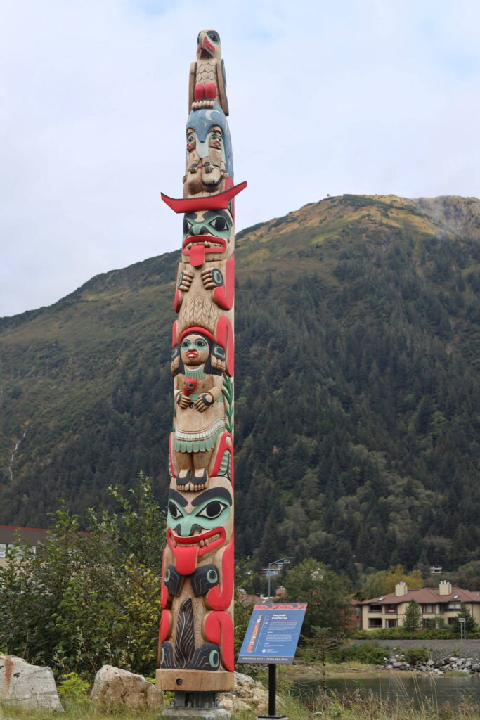 New signs along downtown Totem Pole Trail explain significance of each