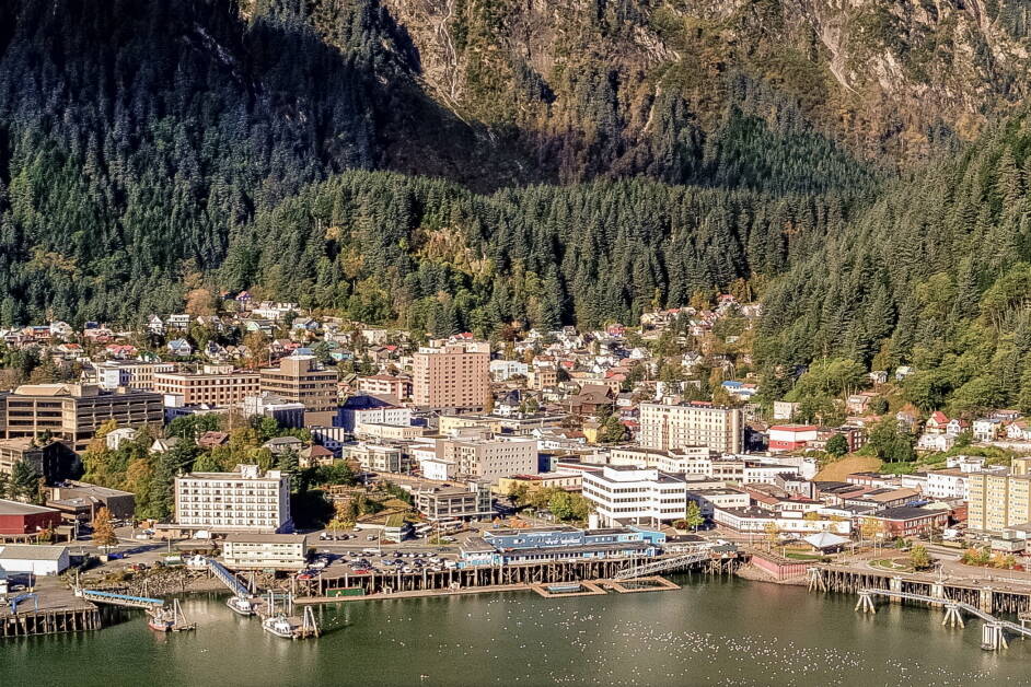 A photo of Juneau featured on the front cover of this year’s annual “Economic Indicators and Outlook” by the Juneau Economic Development Council. (Juneau Economic Development Council)