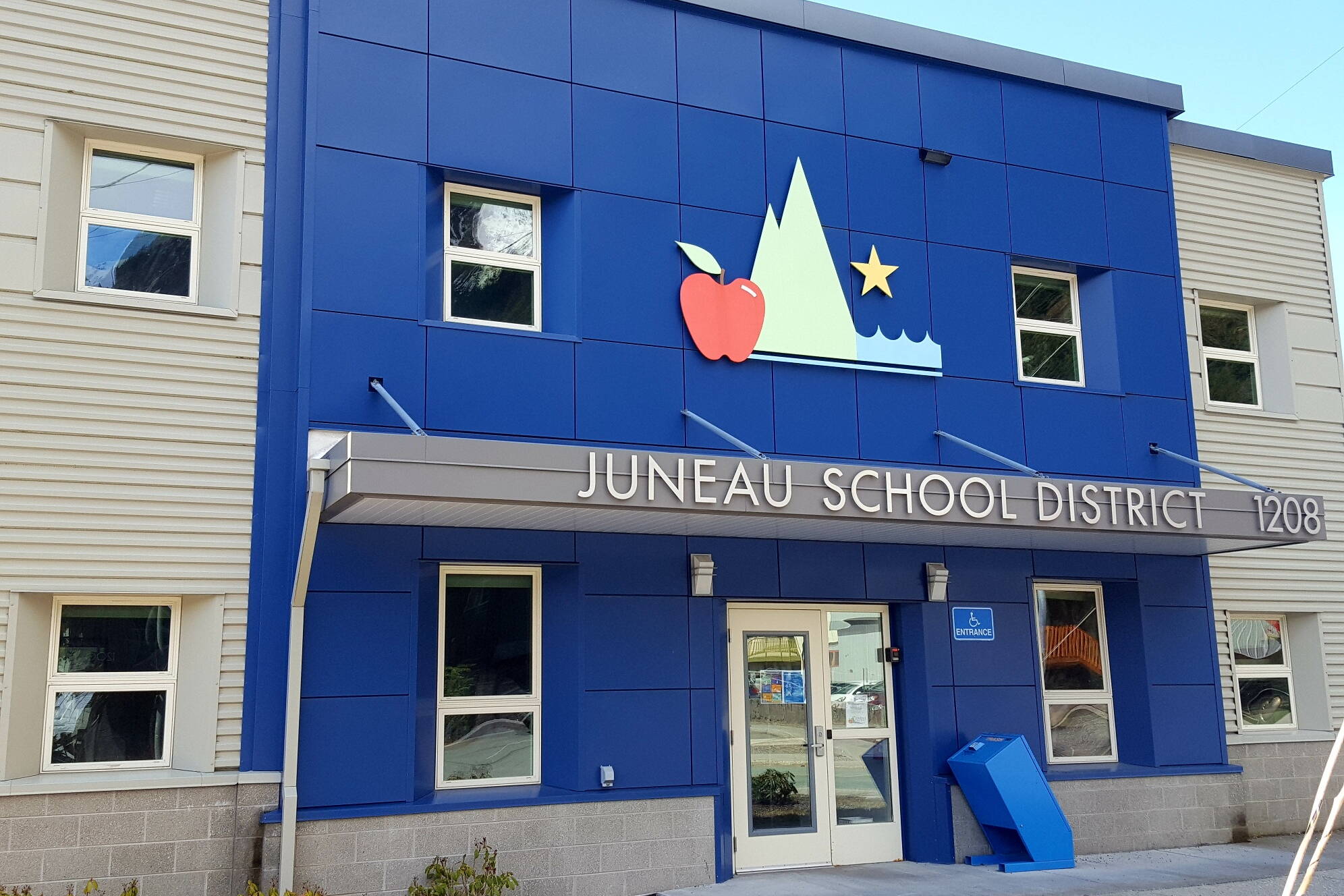 The Juneau School District administrative office, which would be closed and turned over to Juneau’s municipal government under a pending consolidation plan. (City and Borough of Juneau photo)