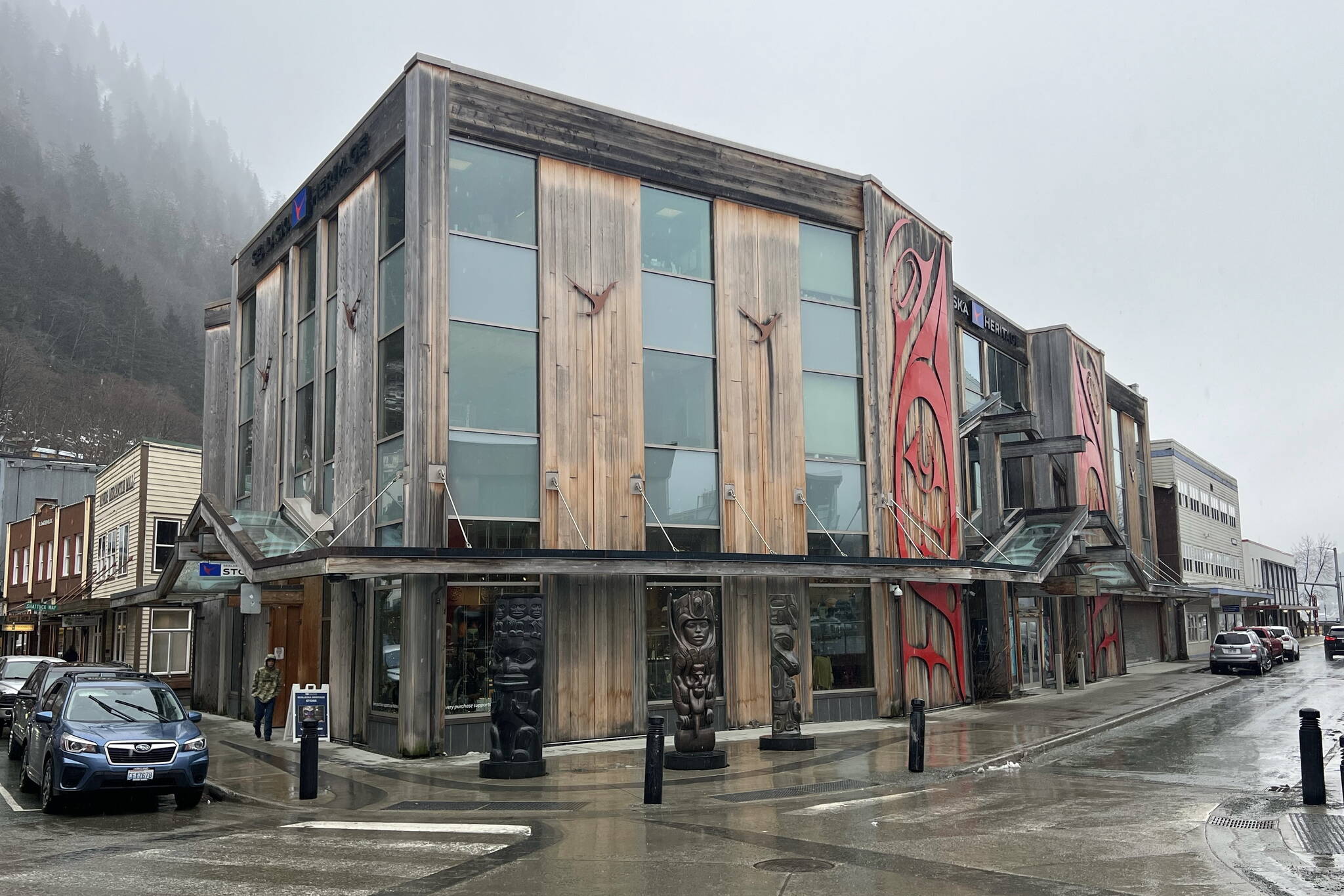 The Walter Soboleff Building occupies a central location in downtown Juneau on the former site of a historic building that burned in 2004. (Photo by Brian Wallace)
