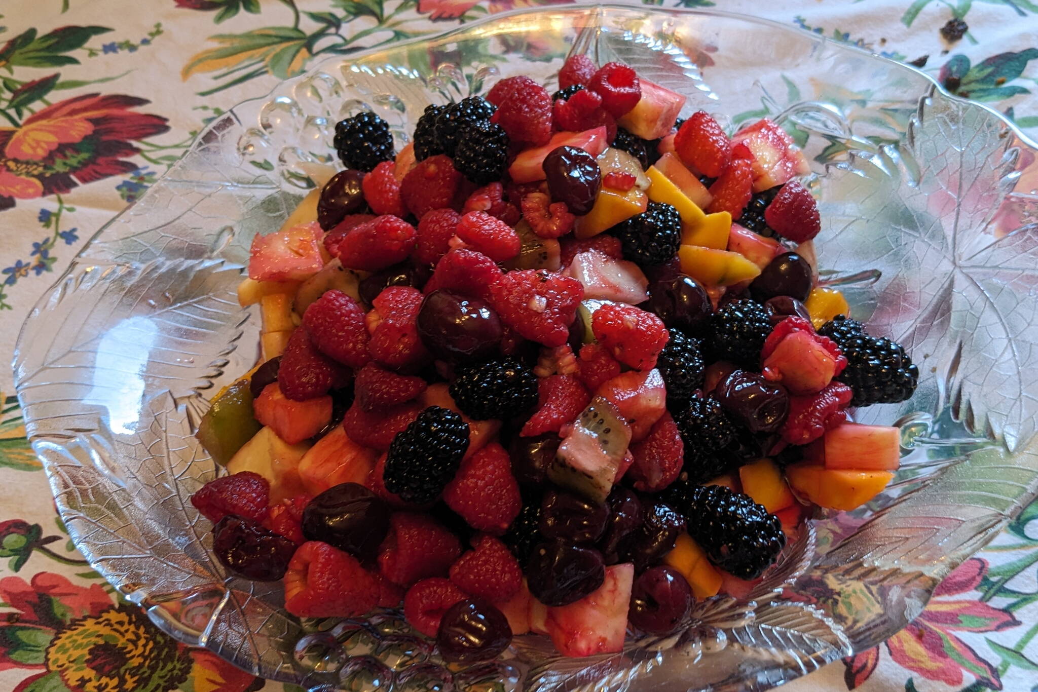 A fruit salad that can be adjusted to fit the foods of the season. (Photo by Patty Schied)