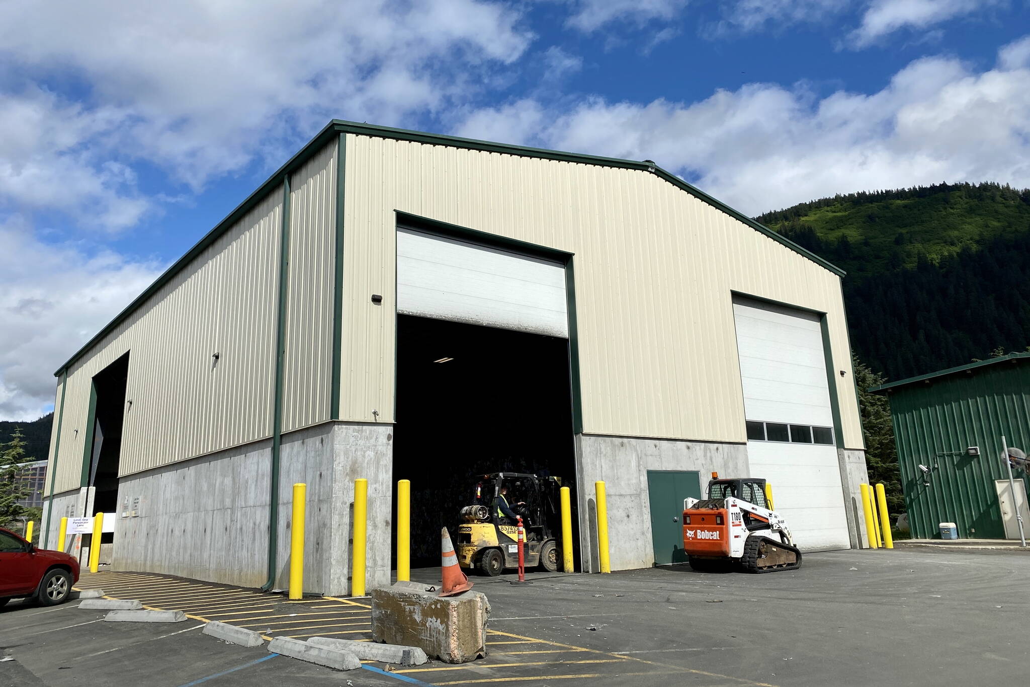 Juneau’s Recycling Center and Household Hazardous Waste Facility at 5600 Tonsgard Court. (City and Borough of Juneau photo)