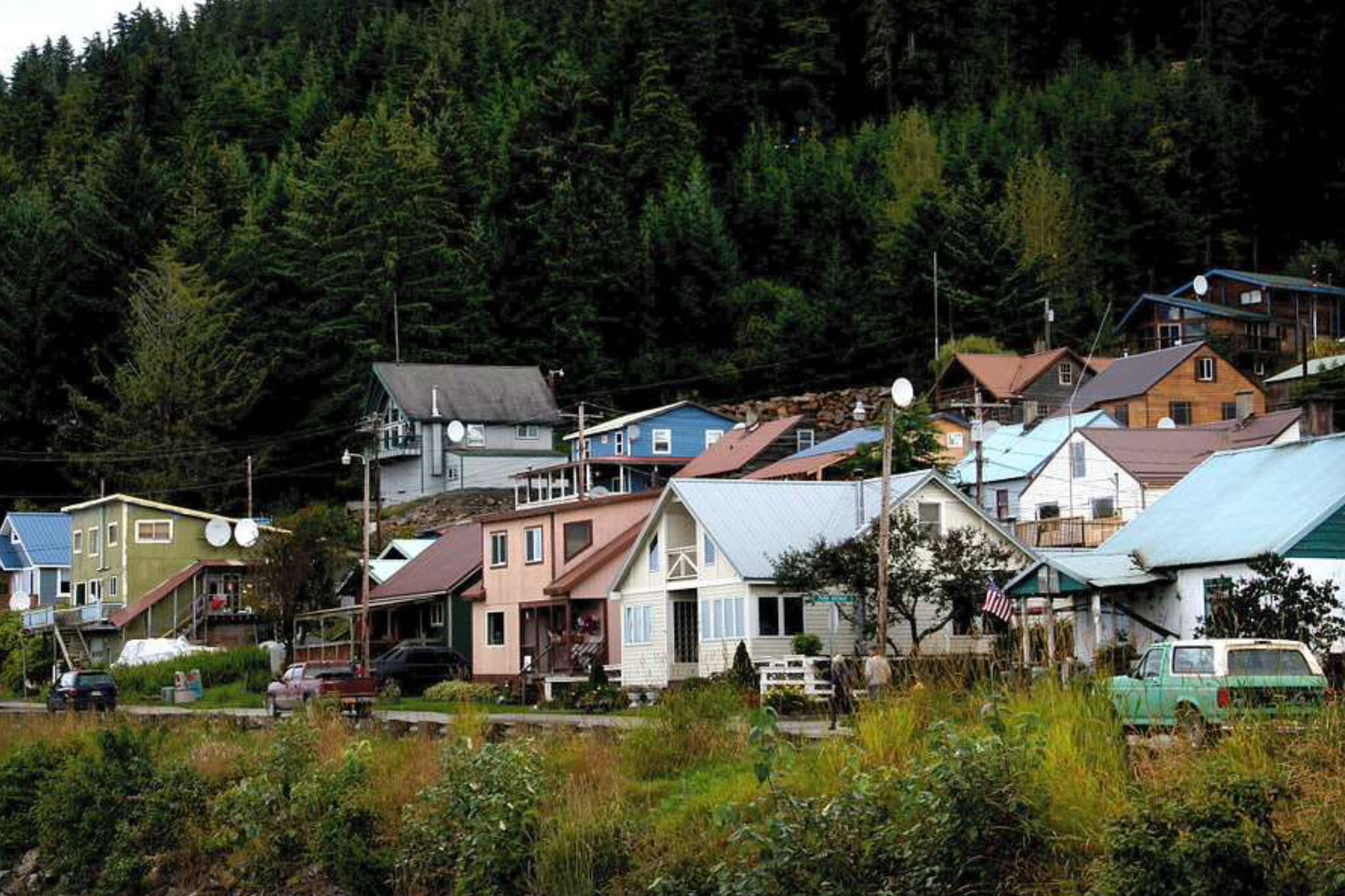 The city of Hoonah, which is petitioning to incorporate as a borough that includes a large surrounding area that includes Glacier Bay and a few tiny communities. (Alaska Department of Commerce, Community and Economic Development photo)