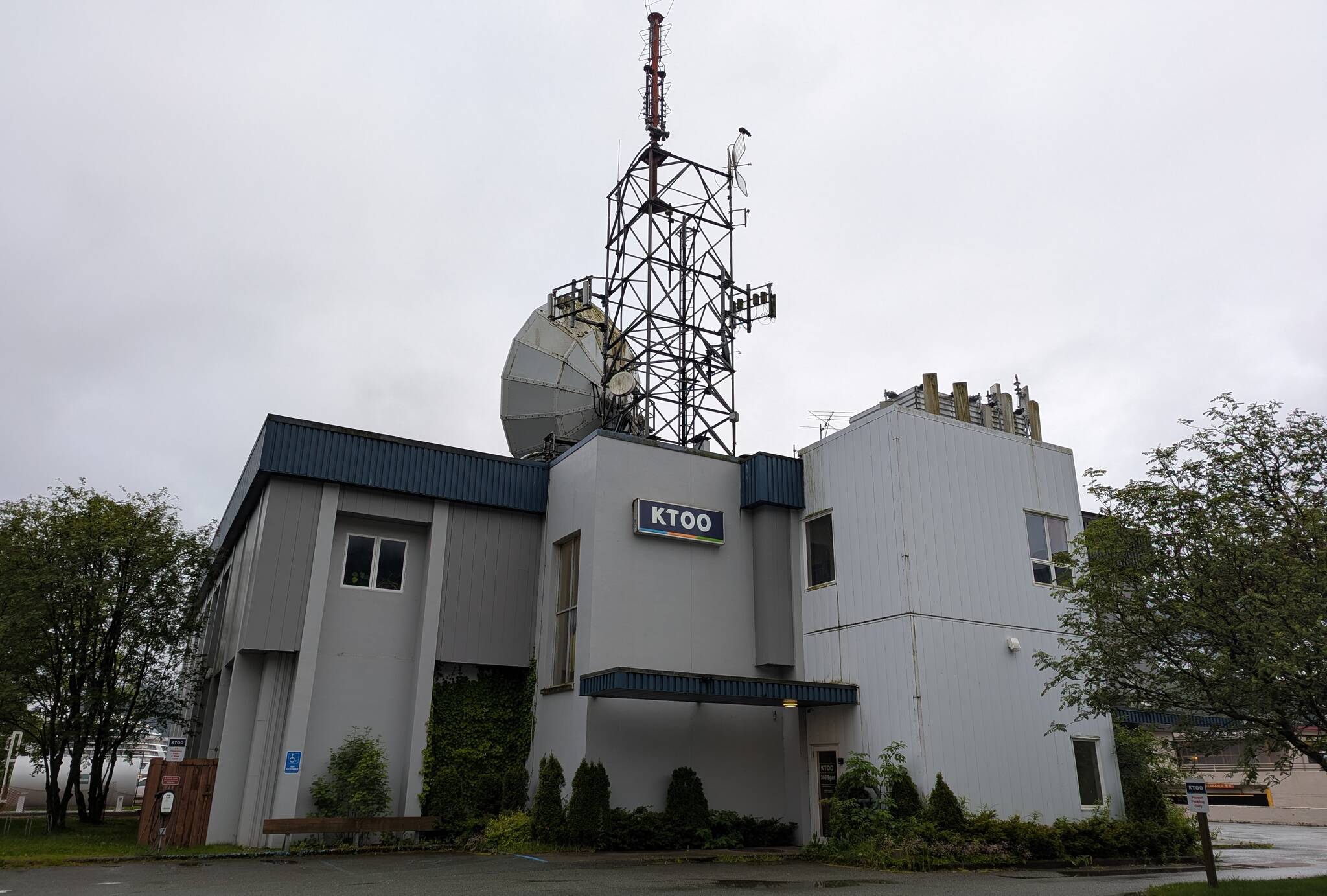 KTOO, Juneau’s public radio station, is photographed in Juneau, Alaska, on Friday, July 11, 2025. (Photo by Erin Thompson/Peninsula Clarion)