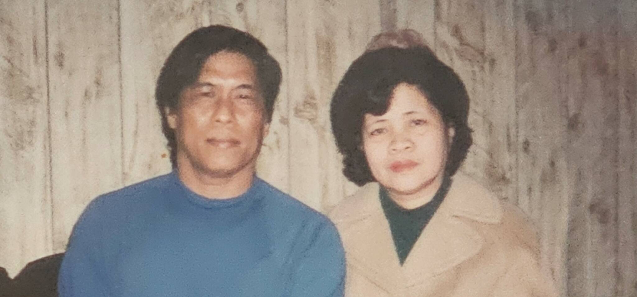 The author’s father, “Tatay,” and mother are seen in this undated image. (Image courtesy Gina Del Rosario)