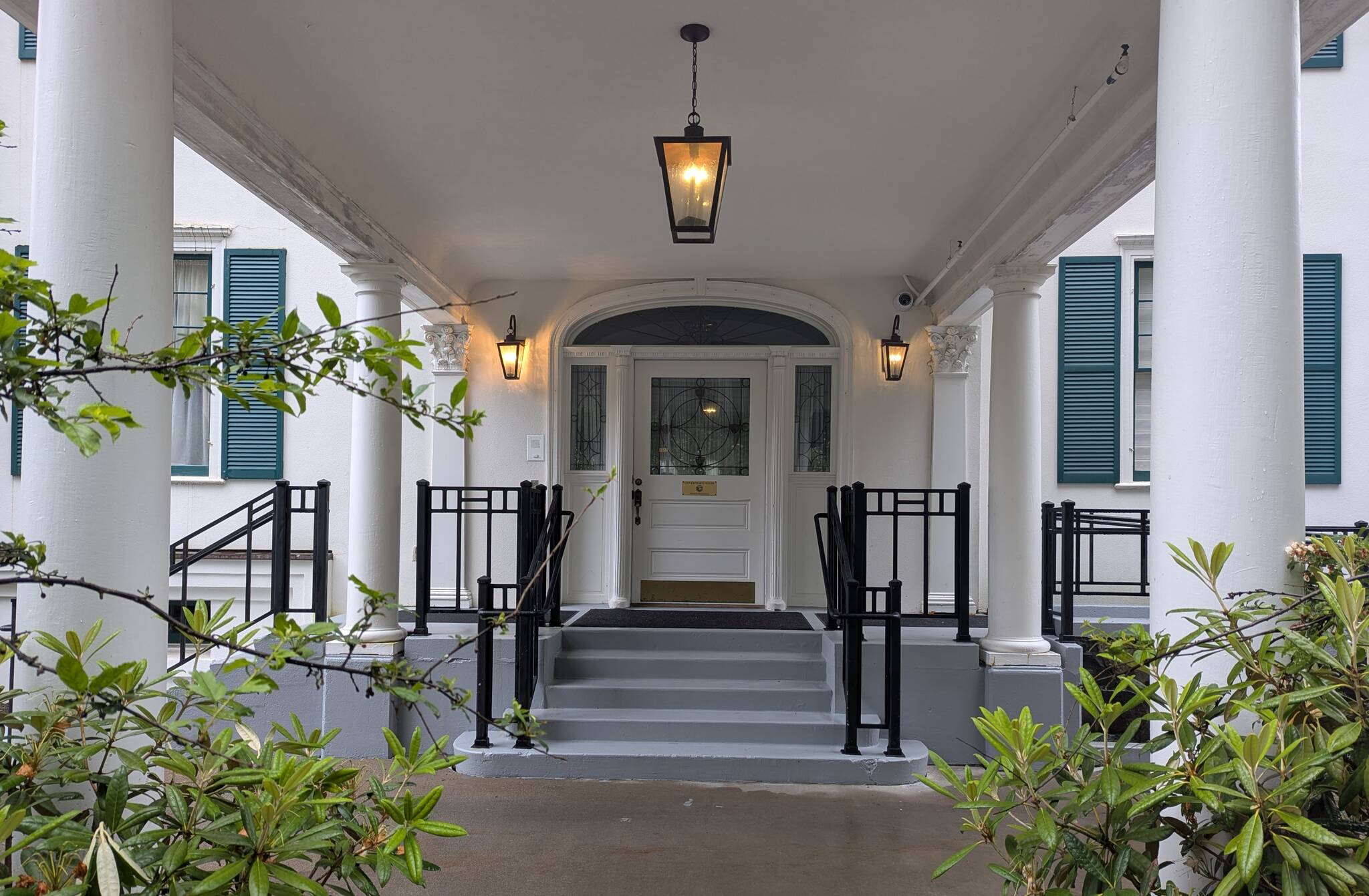 An entryway to the Alaska Governor’s Mansion is seen July 11, 2025, in Juneau, Alaska (Photo by Erin Thompson/Juneau Empire)