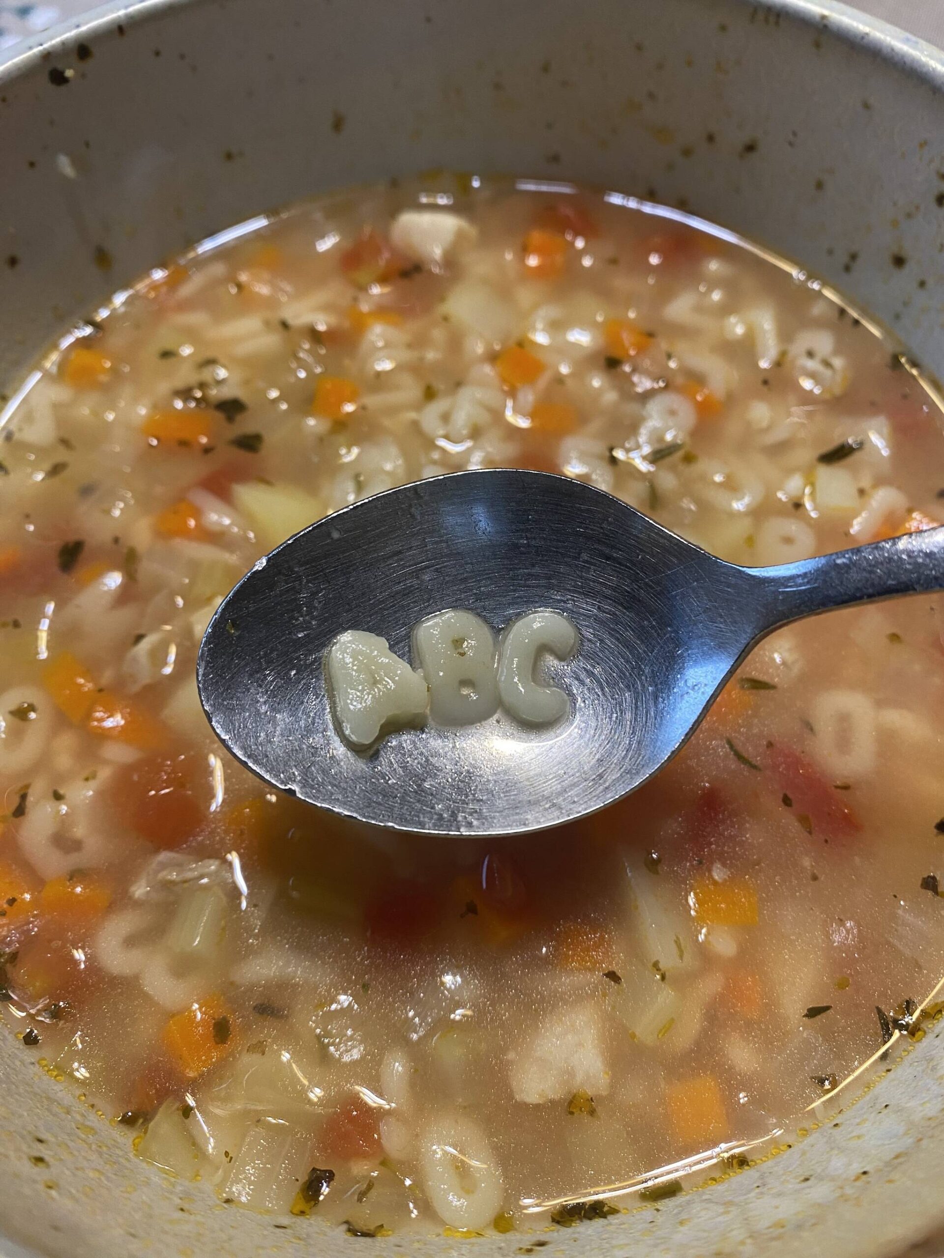 The key to this alphabet soup is knife work, and you get extra credit for homemade chicken bone broth. (Photo by Tressa Dale)
The key to this alphabet soup is knife work, and you get extra credit for homemade chicken bone broth. (Photo by Tressa Dale)