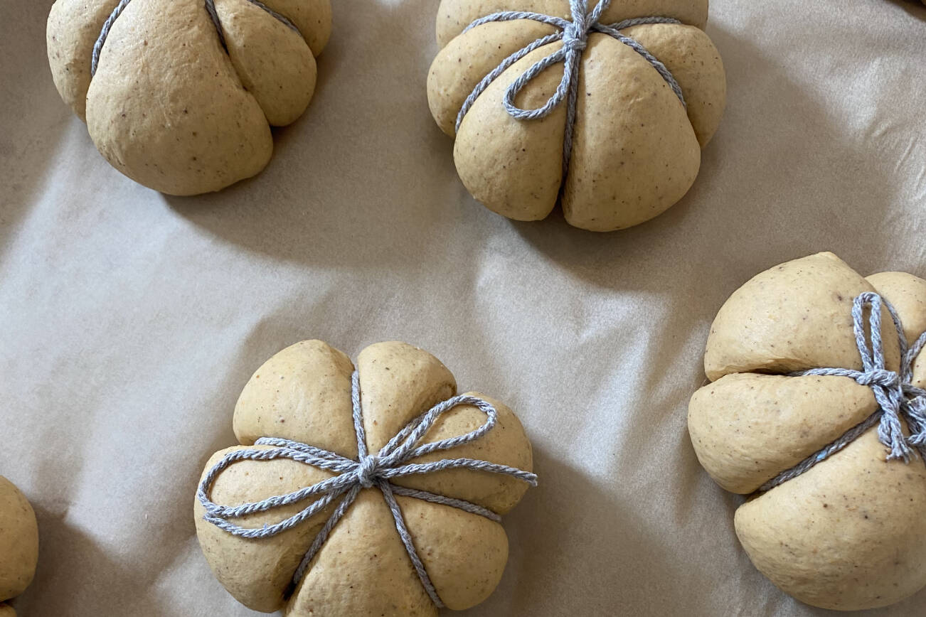 These satisfying spiced bagels aren't sweet on their own, but pair well with a honey walnut cream cheese to please any sweet tooth. (Photo by Tressa Dale/Peninsula Clarion)