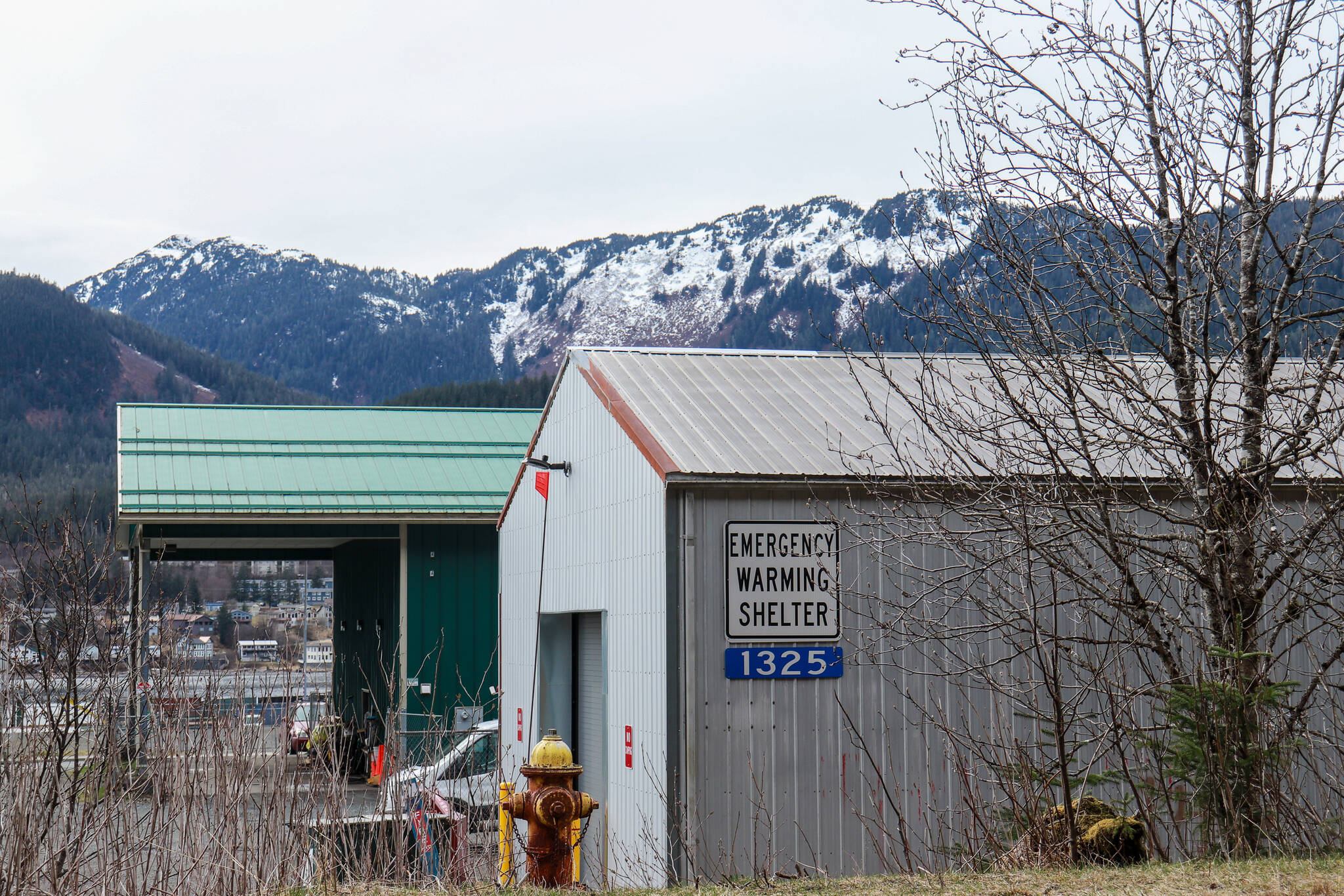 The emergency cold-weather warming shelter is seen in Thane on Thursday, April 10, 2025. (Jasz Garrett / Juneau Empire file photo)