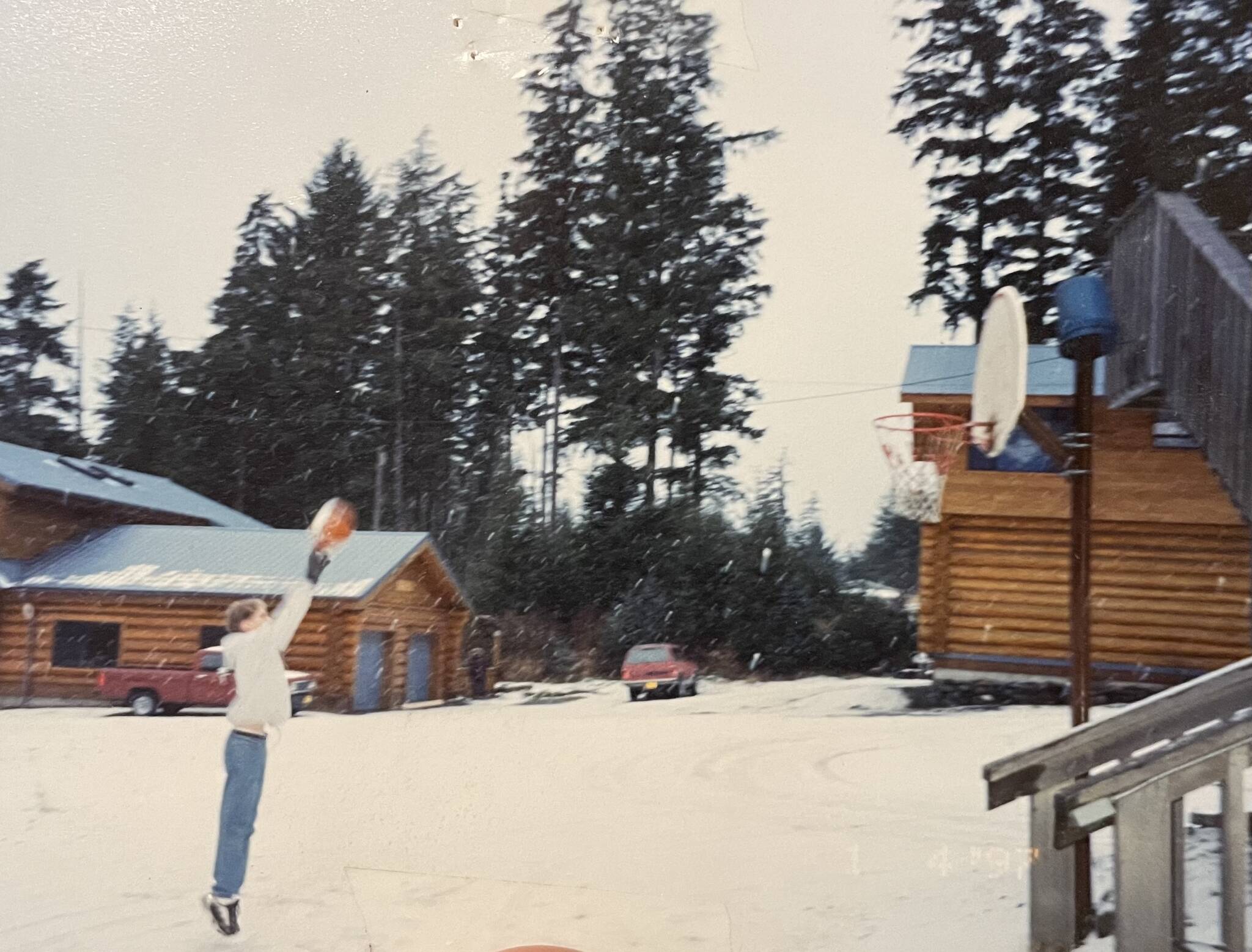 Jeff Lund photo 
The author practices in case he had the chance to be Jimmy from the 1986 movie Hoosiers. He never got the chance on the basketball floor, but had moments in life in which he needed to be clutch.