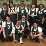 Coach Katie Sullivan (back row, far left) has coached the Juneau Rebounders in the Special Olympics for the last decade. (Courtesy Photo | Katie Sullivan)