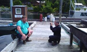 Travis takes one last picture of Jamie while waiting for their plane. Tara Neilson | For the Capital City Weekly