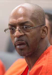 Mack Arthur Parker, 51 at the time, appears in Juneau District Court for an arraignment on burglary charges on Wednesday, July 5, 2017. Parker was accused of breaking into the Mendenhall Glacier Visitor Center on Sunday, July 2, 2017. (Michael Penn | Juneau Empire File)