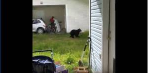 A screenshot from one of the two videos submitted by John David.