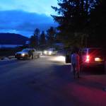 The course of the Hoonah Only Fools Run at Midnight. (Photo courtesy Paul Comolli)