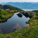 One of many alpine lakes facing the backside of Douglas. (Photo by Gabriel Donohoe)