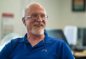 Juneau School District Superintendent Mark Miller talks Wednesday, July 25, 2018, about his time in Juneau. Miller has accepted a job as a superintendent in Sonora, California. (Michael Penn | Juneau Empire)