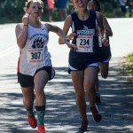 Runners race in a cross country meet Saturday, Aug. 27 at Ward Lake in Ketchikan.
