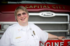 Beth Weldon is pictured in August 2012 after retiring from a 20-plus year career from Capital City Fire/Rescue.