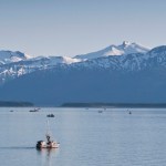 Gillnetters set their nets in Lynn Canal for salmon in June 2013.