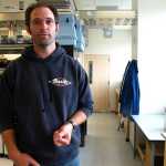 This Sept. 4 photo, shows University of Alaska Anchorage civil engineering professor Aaron Dotson at the university in Anchorage. Dotson is part of a team participating in an Alaska state competition to develop more affordable options for delivering water and sewer systems in rural communities that still lack indoor plumbing in the state.