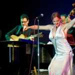 Vocalist Storm Large performs with Pink Martini's orchestra at Centennial Hall on Sunday evening. The sell-out event was a fundraiser for Juneau Jazz & Classics.