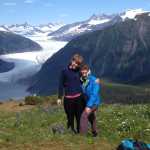 Marsha and Owen Squires, 14, have been birding together since Owen was four years old. Marsha was the first to see a male hooded oriole at the community garden, and Owen was the first to ID it.