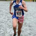 Thunder Mountain senior Naomi Welling wins the 4A girls Region V cross country championship at Sandy Beach on Saturday.