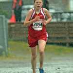 Wrangell's Reyn Hutten wins the 1A/2A/3A girls Region V championship on Saturday at Sandy Beach.
