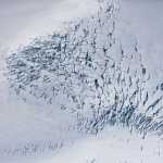 Ice Scatter on the Icefield, seen while flying in Ward Air's Piper Super Cub over the Juneau Ice-field.