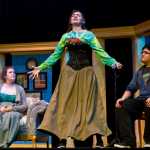 Lydia Smith, second from right, as Rose, rehearses for JDHS' play "Meet Me in St. Louis" in the JDHS auditorium with Malcolm Lumba, right, Suzanne Nierra, left, and Mirriam Meredith, second from left. The show runs one weekend only, Oct. 15-17.
