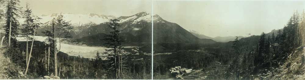 Amalga, Alaska, as viewed from the Flume tunnel.