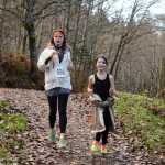 Runners navigate trails during Sunday's 4th Annual Zombie Run 5K or 1-mile run on the Treadwell Trails at Sandy Beach. The event was a fundraiser for the Harborview Elementary Triathlon Club.