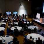 Attorney General Craig Richards announces on Wednesday a proposal by the Walker administration to redirect almost all of the state's oil revenue to the Permanent Fund. The briefing took place at Centennial Hall for legislators and their staffs.